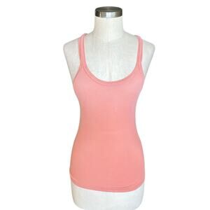 RE/DONE x HANES Levi's Tank Top Faded Clay Ribbed Knit Pink Women's Medium NWT